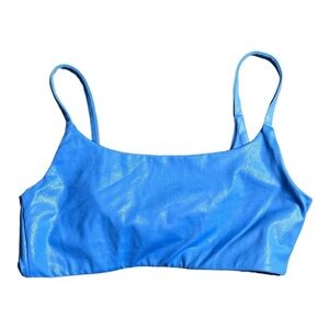 NWOT SAGE Collection workout top periwinkle size large